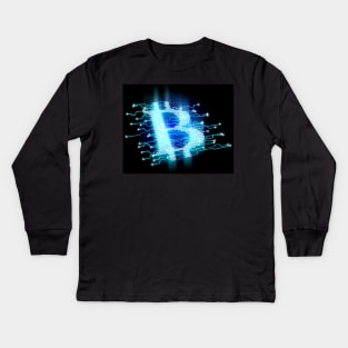 Bitcoin Concept Kids Long Sleeve T-Shirt